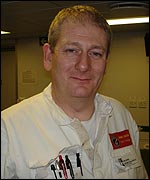 Graham McClung of HMS Daring