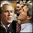 John Kerry a George Bush