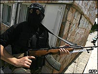 يک پيکارجوی فلسطينی