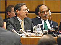 Uluslararası Atom Enerjisi Kurumu'nda bir toplantı (arşiv)