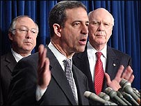 O senador democrata Patrick Leahy