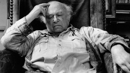 Black and white photo of Josef Herman © Bernard Mitchell