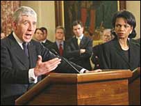 رايس و استرا در واشنگتن