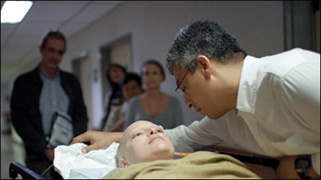 Eva before her operation