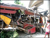 दुर्घटनाग्रस्त बस (फ़ाइल फ़ोटो)