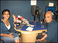 अभिनेत्री विद्या बालन और संजीव श्रीवास्तव