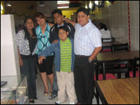 Família de Ervin Gonzalo Hurtado (arquivo pessoal).