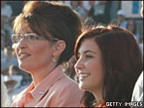 Palin ve kızı Bristol