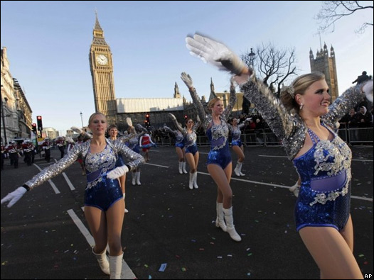 伦敦新年游行