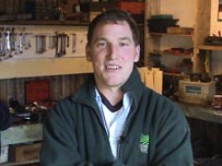 Jimbo in his workshop