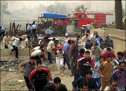 Sadr mahallesindeki saldırıdan kaçanlar