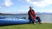 Pennie just after our first outing with the kayaks, again post-op on 25th May.