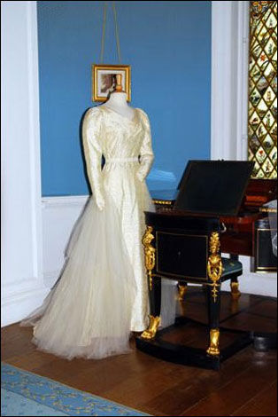 Film and TV wedding dresses at Lydiard House