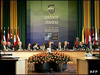 نشست وزيران دفاع ناتو در اسلونی