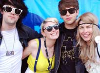 Queens Of Noize with Klaxons at Glastonbury