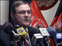 وزیر دفاع آلمان در کابل