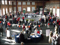 The event in The Great Western Hall at STEAM