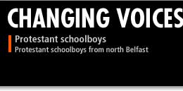 Protestant schoolboys from north Belfast