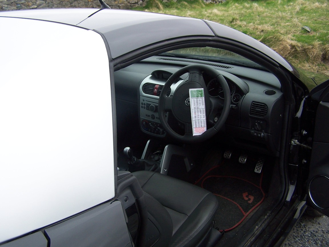 Gracing a steering wheel.