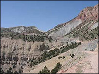 یک منطقه کوهستانی در بادغیس