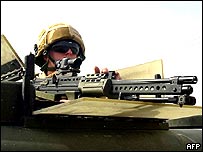 Irak'ta görev yapan bir İngiliz askeri