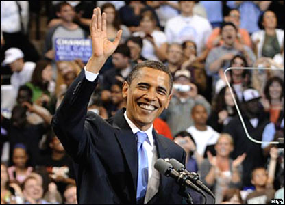 Ông Barack Obama tại St. Paul, Minnesota ngày 3/6/2008