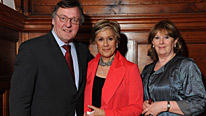 Judges Robin Stapleton, Dame Kiri Te Kanawa and Anne Howells at a BBC Radio 2 Kiri Prize masterclass