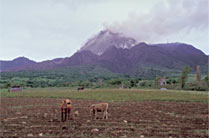 Dome of the volcano
