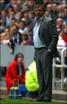 Newcastle United manager Sam Allardyce