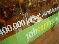 Job Centre sign