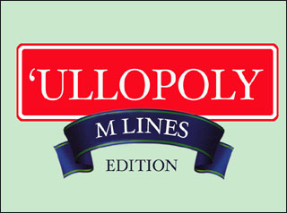 Mock up of popular money board game