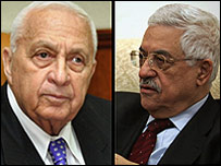 अरियल शेरॉन और महमूद अब्बास