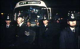 The riot pulled in police from neighbouring forces.