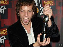 James Morrison at The Brits - Pic courtesy of PA 