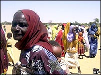 Cảnh người tỵ nạn Darfur