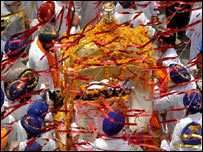 سکھ واہگہ پر