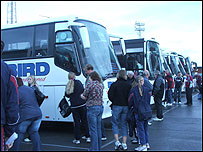 Coaches and passengers