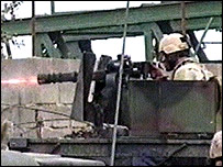 Americký voják ve městě Fallúdža