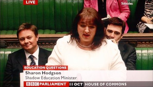 Sharon Hodgson and Iain Wright in the Commons