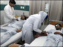 دھماکے کے زخمی