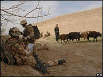 ناټو سرتېري په افغانستان کې 