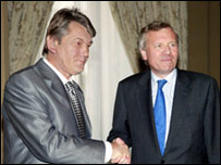 Ющенко та Схефер