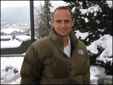 Evan Davis in Davos