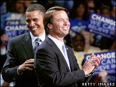 Hai ông Obama và Edwards ở Michigan