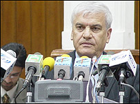 محمد امين فرهنگ وزير اقتصاد و کار افغانستان