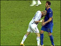 Zinedine Zidane e Marco Materazzi