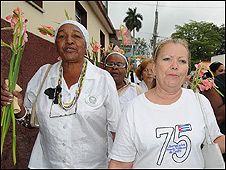 Protesta de las "Damas de Blanco" en Cuba / Foto: Raquel Pérez