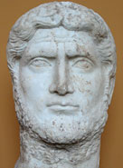 Here, an older Gallienus is frowning, concerned, determined - staring at an uncertain future