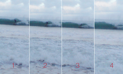 Ronan finds Jay reaching for a barrell in this Donegal sequence from his mobile phone!. Pic: Ronan. Nov 06