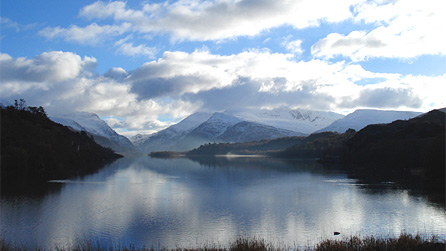 Snowdon from Pen Llyn at Brynrefail, Snowdonia by Elton Angle-Smith.